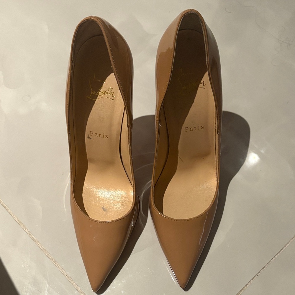 Christian Louboutin Tan Heels